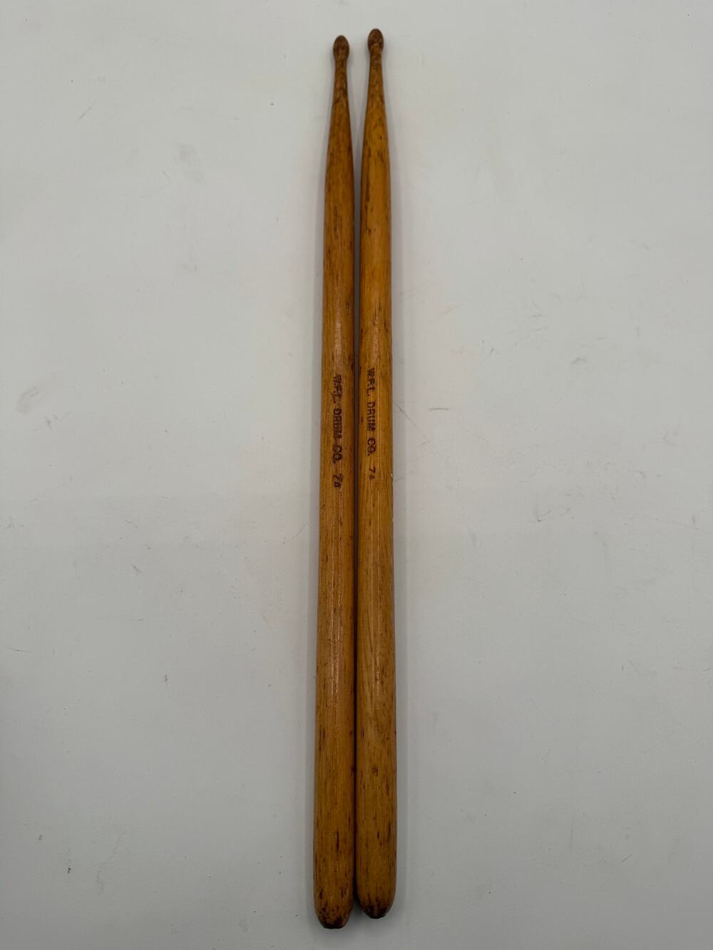 Vintage W.F.L. Drum Co. 7A Wooden Drumsticks - Pair (Wm. F. Ludwig)